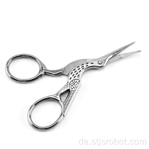 Embroidery Craft Shears Edelstahlschere Augenbrauenschere Silberne Schönheitsschere